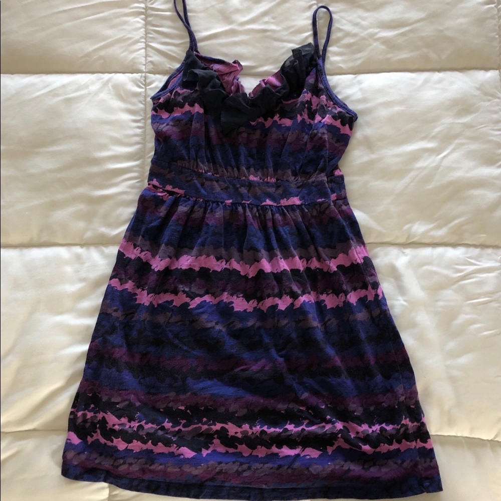 Patterned mini dress